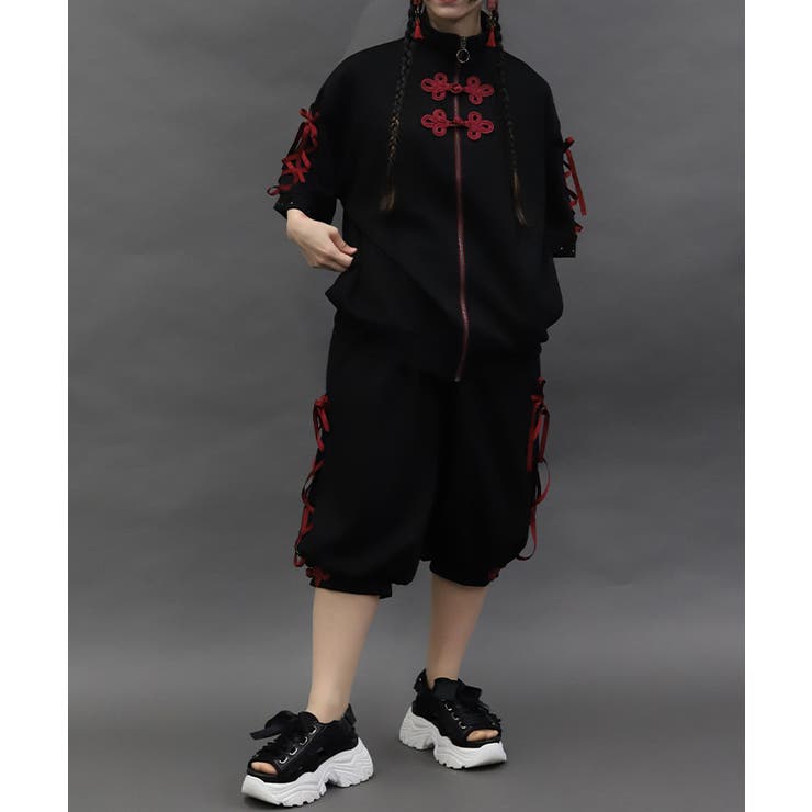 チャイナボタンバルーンパンツ | axes femme | 詳細画像15 