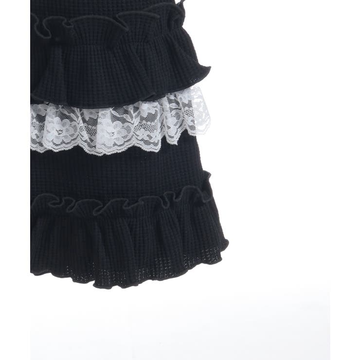 フリル×レースワッフルパンツ | axes femme | 詳細画像9 