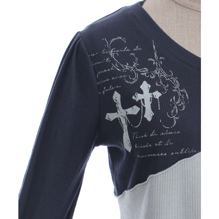 ツギハギフレア袖ＰＯ | axes femme | 詳細画像10 