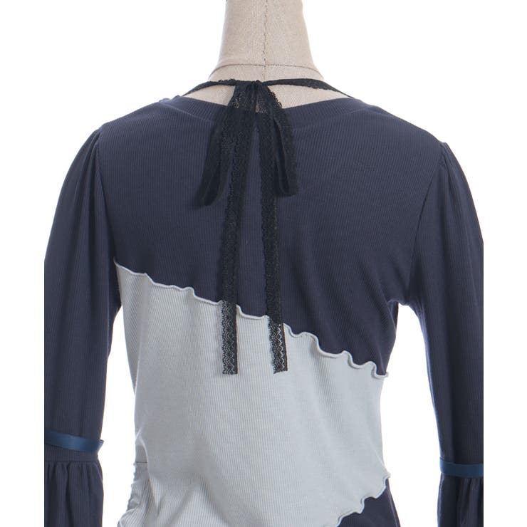 ツギハギフレア袖ＰＯ | axes femme | 詳細画像12 