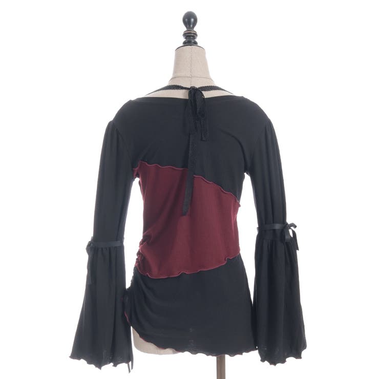 ツギハギフレア袖ＰＯ | axes femme | 詳細画像17 