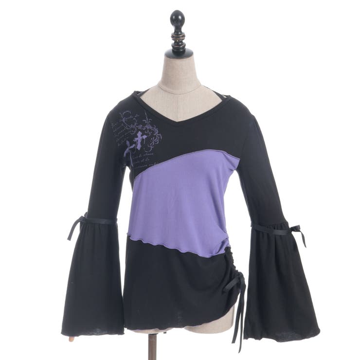 ツギハギフレア袖ＰＯ | axes femme | 詳細画像21 