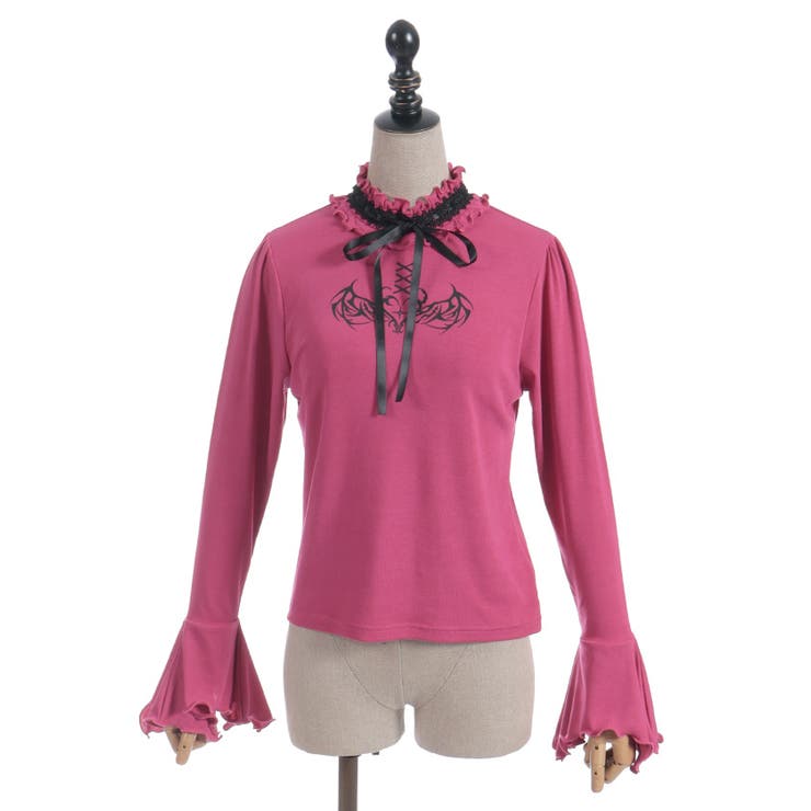 サキュバスフレア袖プルオーバー | axes femme | 詳細画像12 