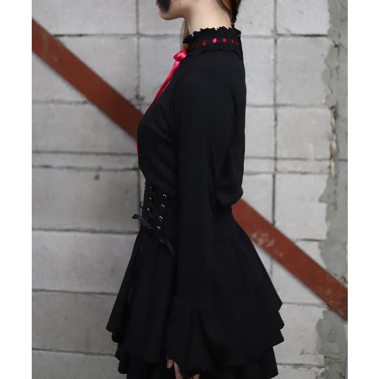 サキュバスフレア袖プルオーバー | axes femme | 詳細画像2 