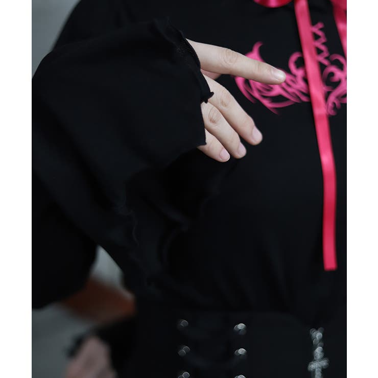 サキュバスフレア袖プルオーバー | axes femme | 詳細画像7 