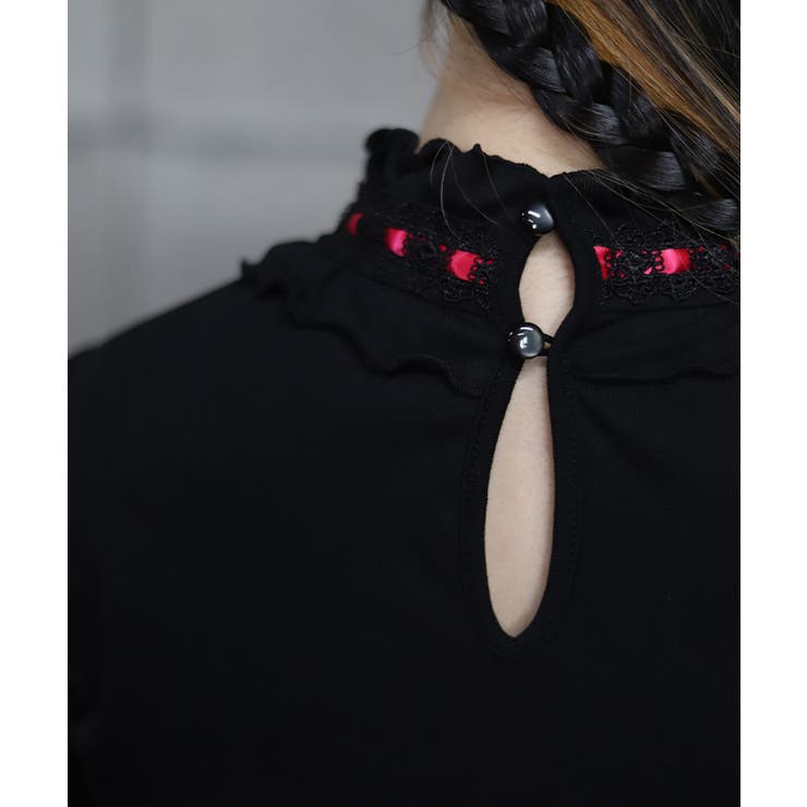 サキュバスフレア袖プルオーバー | axes femme | 詳細画像8 