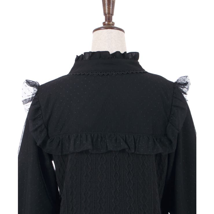 ボウタイビスチェ風トップス[品番：IGAW0002928]｜axes femme