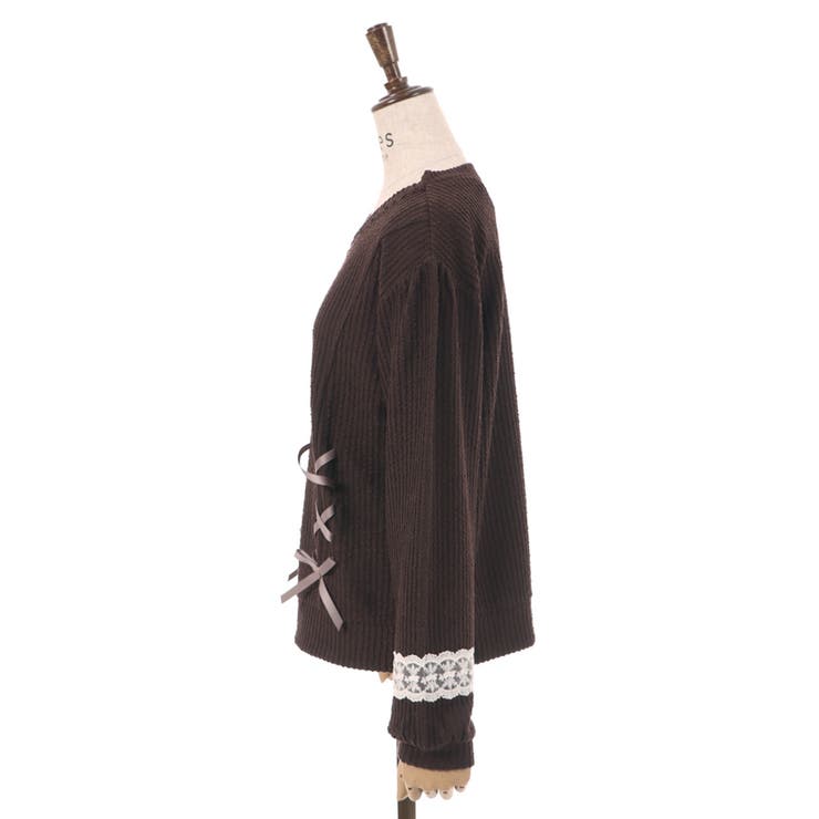 レースアッププルオーバー[品番：IGAW0004123]｜axes femme