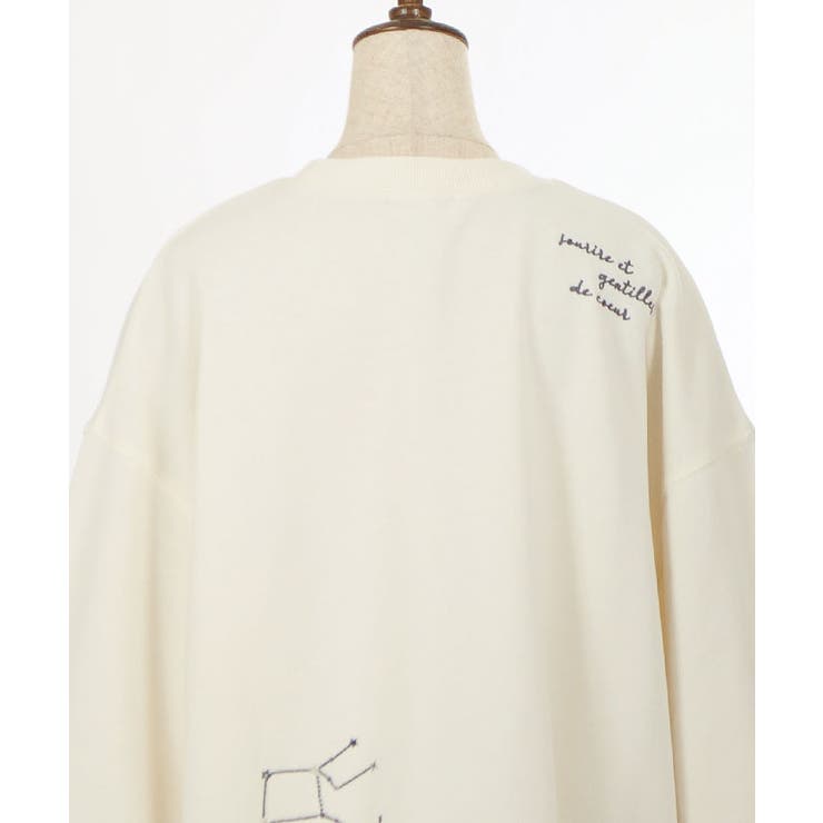 ランダム星座刺繍トレーナー[品番：IGAW0005534]｜axes femme