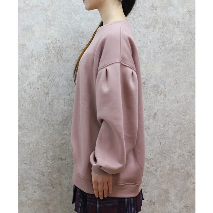 刺繍裏起毛コクーントレーナー[品番：IGAW0005770]｜axes femme