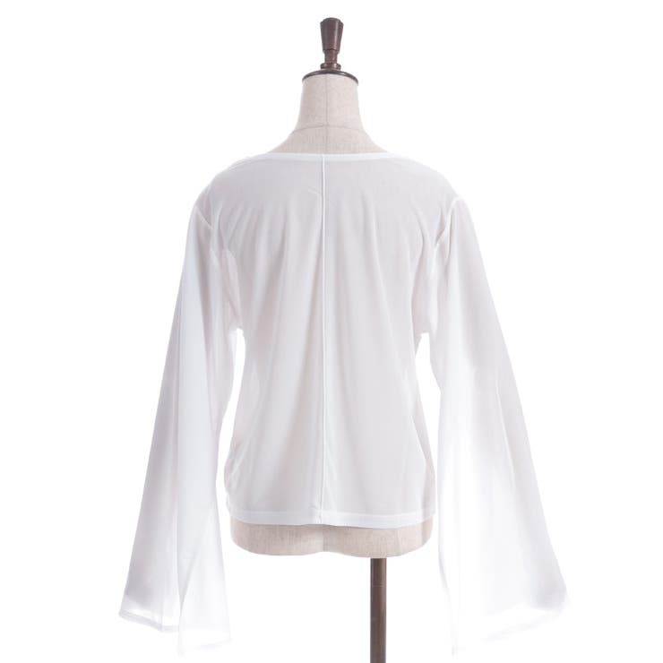 スリット袖シアートップス | axes femme | 詳細画像11 