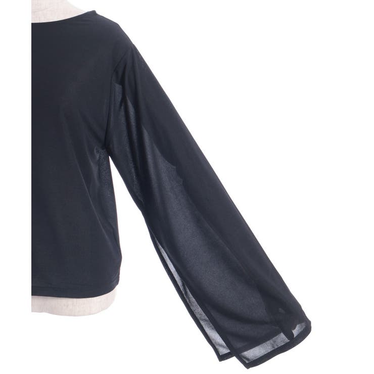 スリット袖シアートップス | axes femme | 詳細画像24 