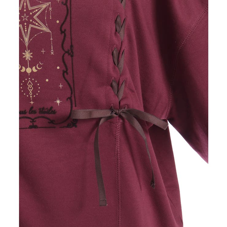 編み上げアソート柄トレーナー | axes femme | 詳細画像18 