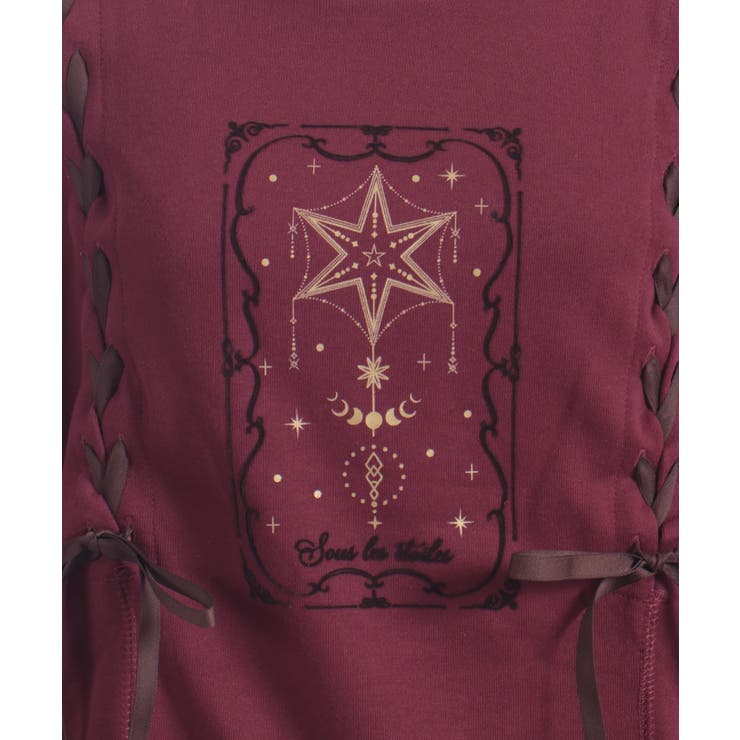 編み上げアソート柄トレーナー | axes femme | 詳細画像19 