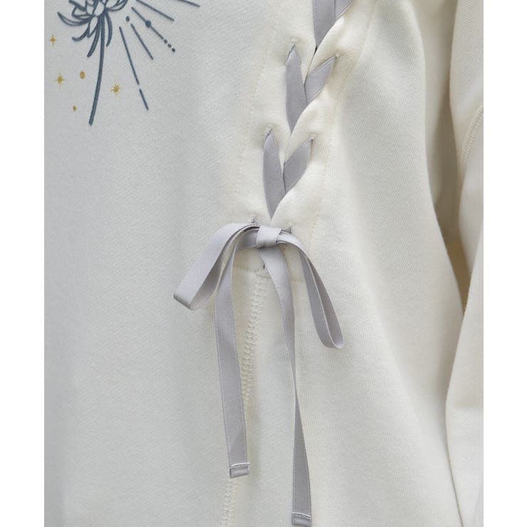 編み上げアソート柄トレーナー | axes femme | 詳細画像6 