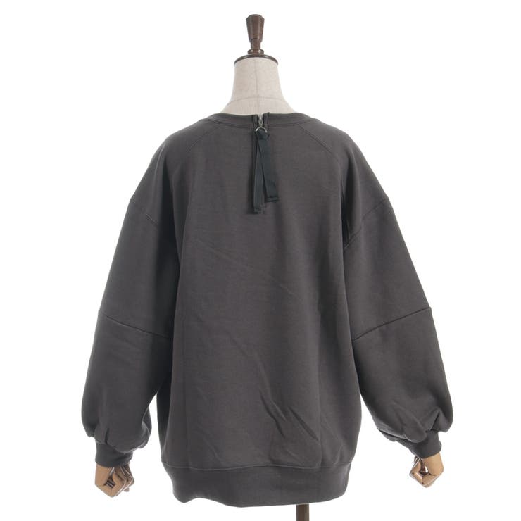 ジップ裏起毛ロゴトレーナー | axes femme | 詳細画像17 