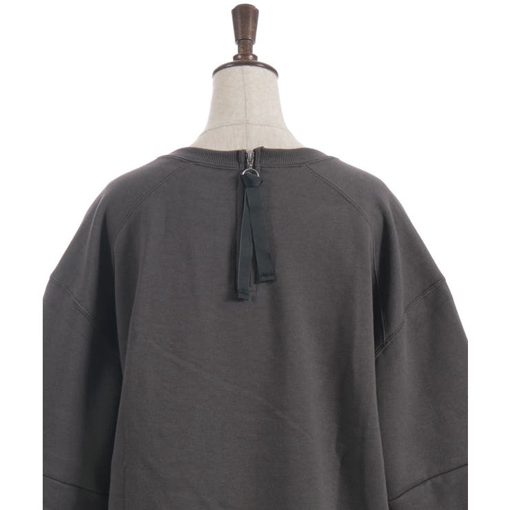 ジップ裏起毛ロゴトレーナー | axes femme | 詳細画像19 