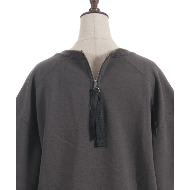 ジップ裏起毛ロゴトレーナー | axes femme | 詳細画像20 