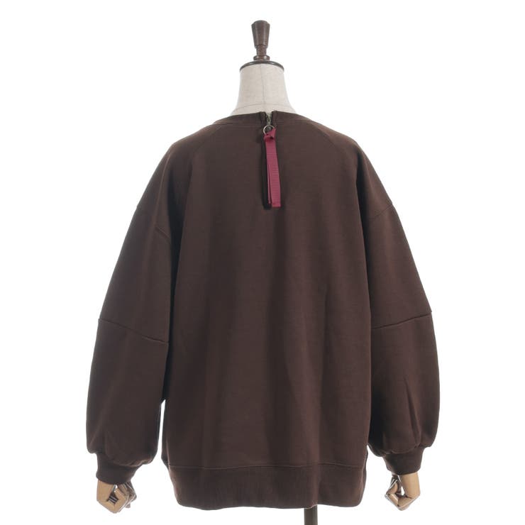 ジップ裏起毛ロゴトレーナー | axes femme | 詳細画像23 