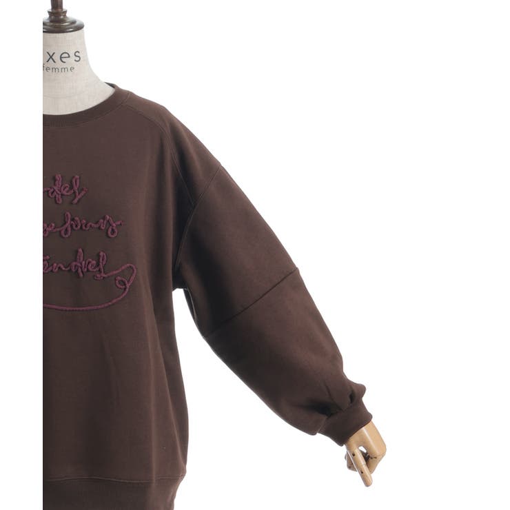 ジップ裏起毛ロゴトレーナー | axes femme | 詳細画像26 