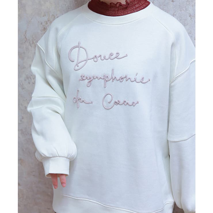 ジップ裏起毛ロゴトレーナー | axes femme | 詳細画像6 