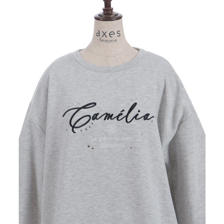 コットンレース裏起毛トレーナー | axes femme | 詳細画像11 