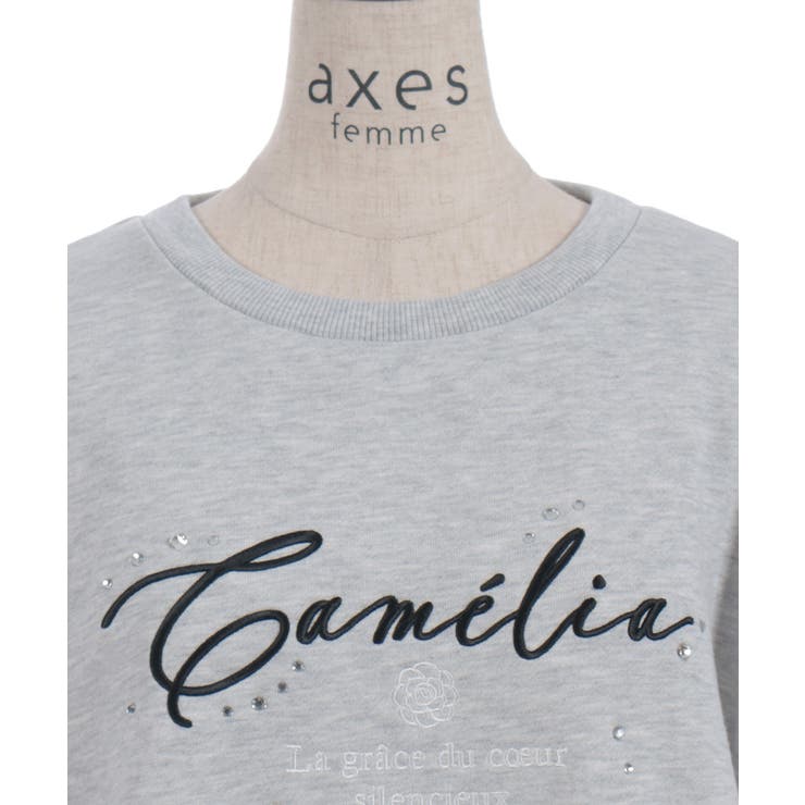 コットンレース裏起毛トレーナー | axes femme | 詳細画像13 