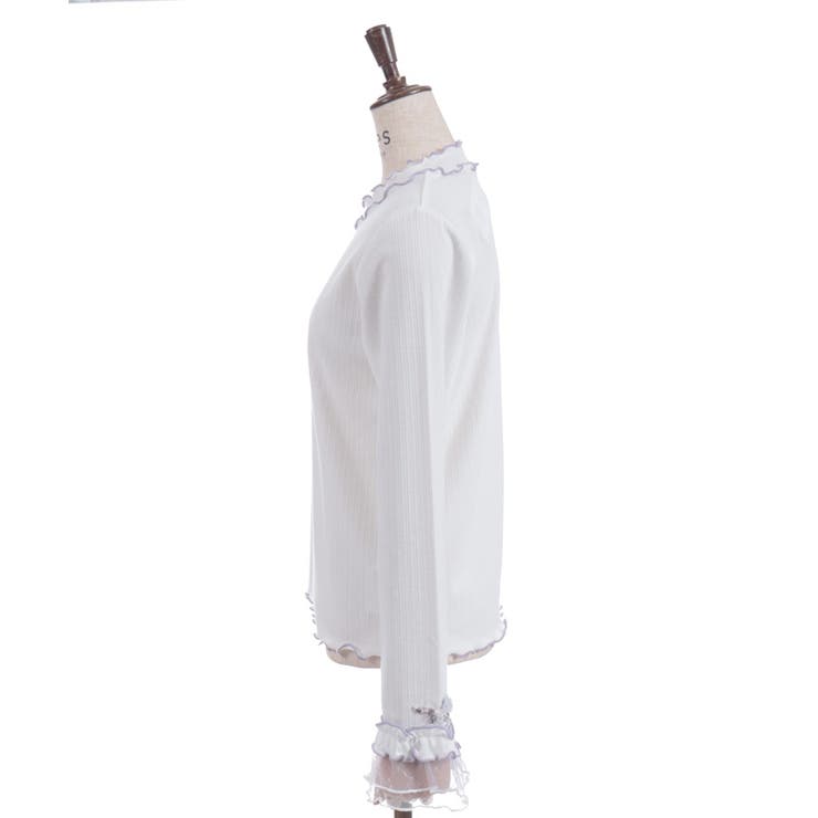 格子ラメチュールメロープルオーバー | axes femme | 詳細画像14 