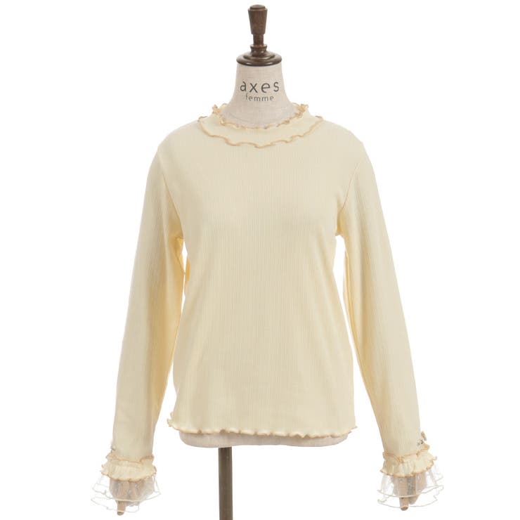 格子ラメチュールメロープルオーバー | axes femme | 詳細画像18 