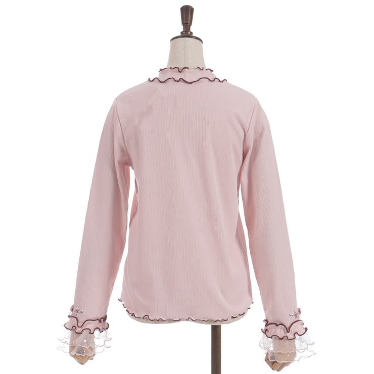 格子ラメチュールメロープルオーバー | axes femme | 詳細画像24 