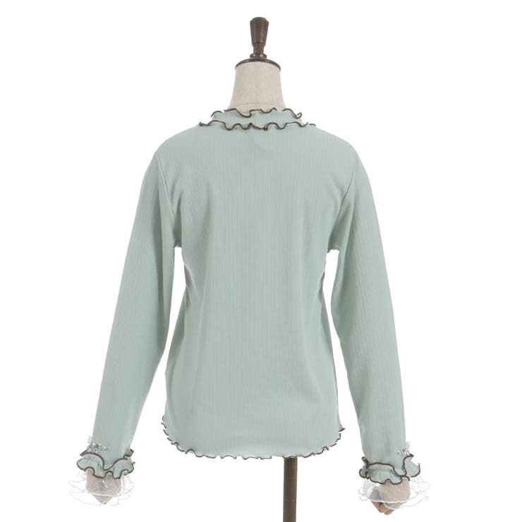 格子ラメチュールメロープルオーバー | axes femme | 詳細画像26 