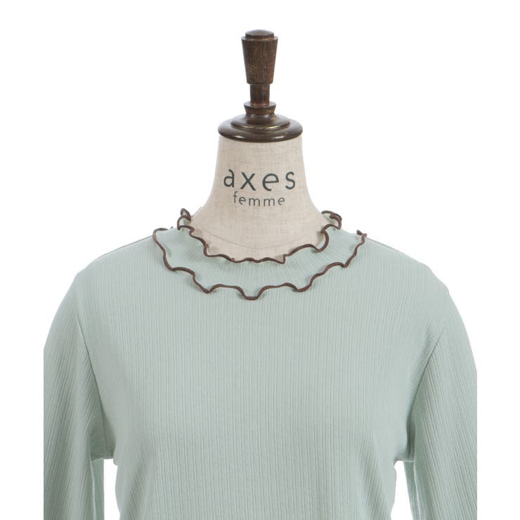 格子ラメチュールメロープルオーバー | axes femme | 詳細画像27 