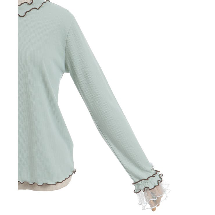 格子ラメチュールメロープルオーバー | axes femme | 詳細画像28 