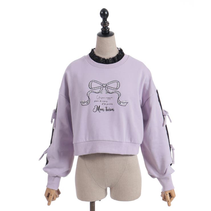 レース使いビジュースウェット | axes femme | 詳細画像15 