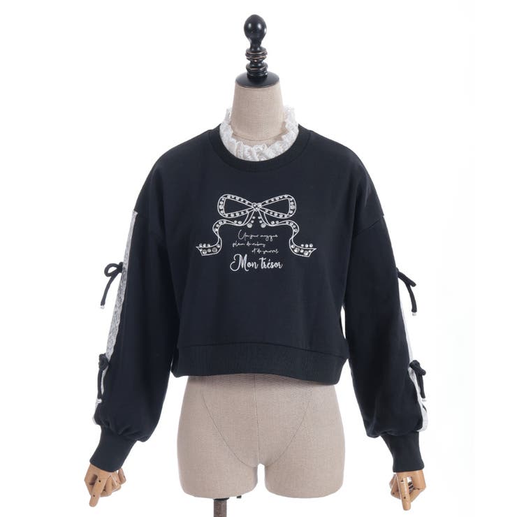 レース使いビジュースウェット | axes femme | 詳細画像6 