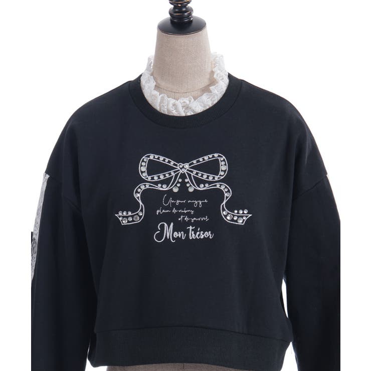 レース使いビジュースウェット | axes femme | 詳細画像9 