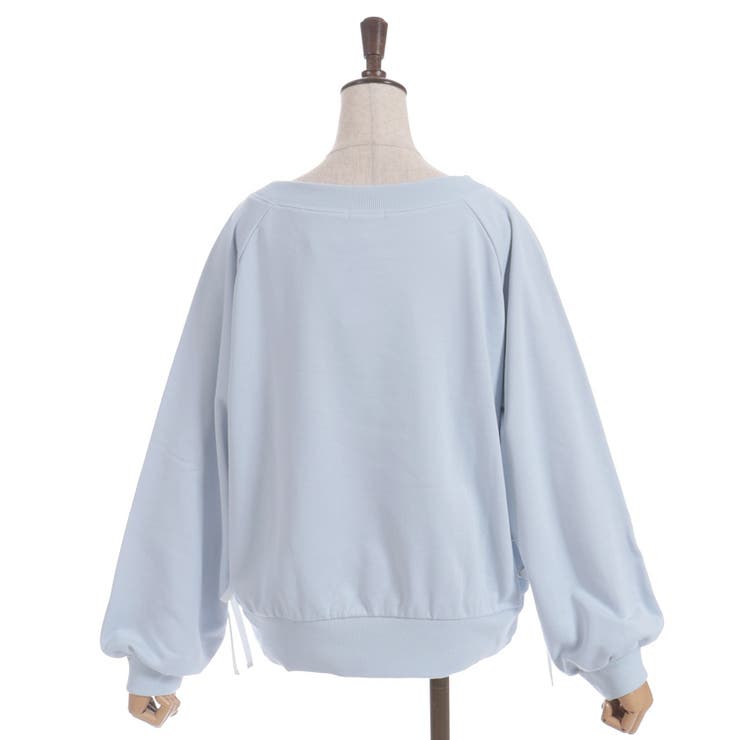 レースアップ刺繍トレーナー | axes femme | 詳細画像16 