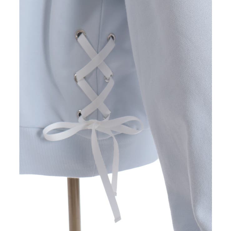 レースアップ刺繍トレーナー | axes femme | 詳細画像17 