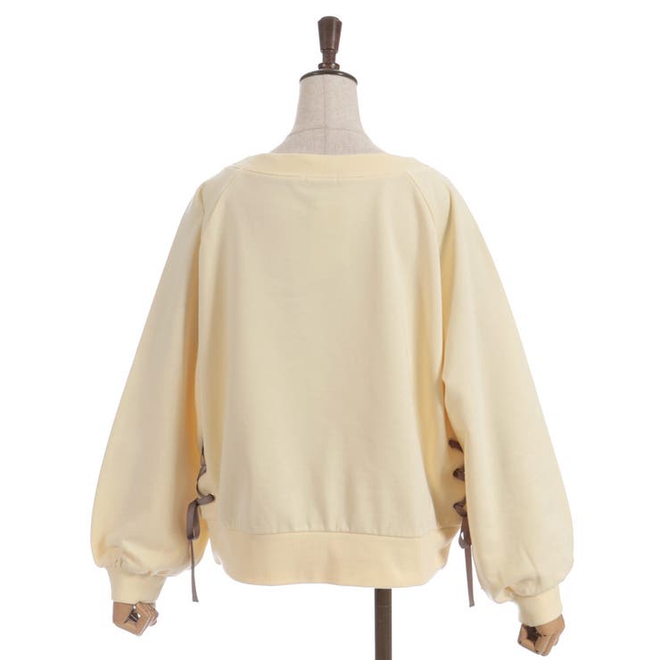 レースアップ刺繍トレーナー | axes femme | 詳細画像21 