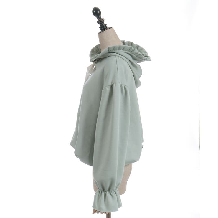 リボン付きバルーンフーディー | axes femme | 詳細画像13 