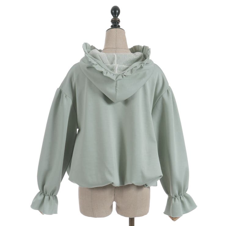 リボン付きバルーンフーディー | axes femme | 詳細画像14 