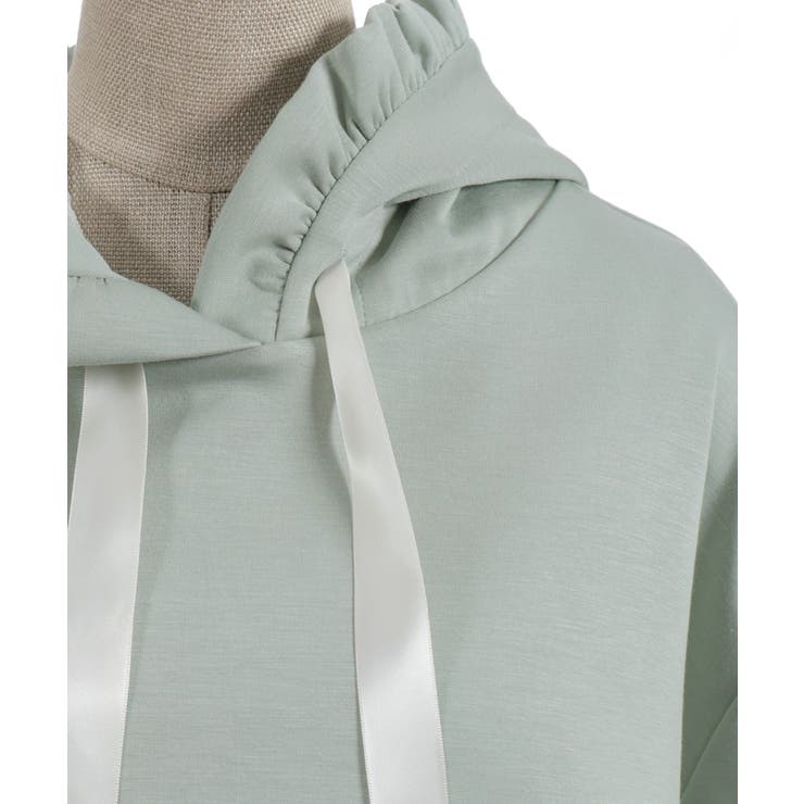 リボン付きバルーンフーディー | axes femme | 詳細画像17 