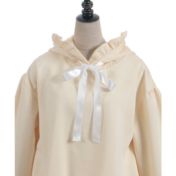 リボン付きバルーンフーディー | axes femme | 詳細画像23 