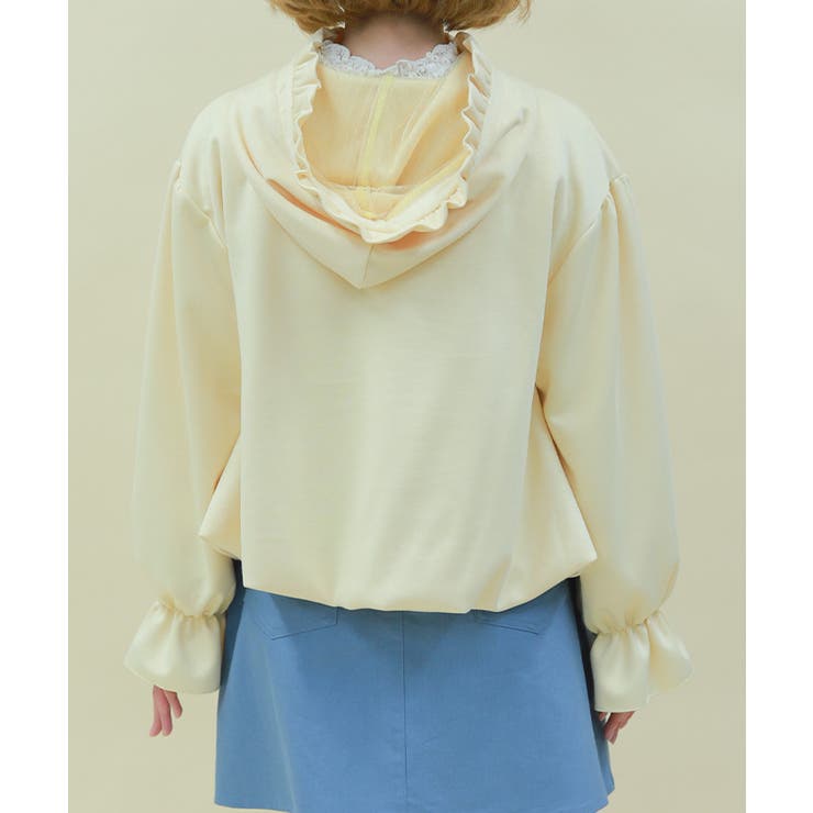 リボン付きバルーンフーディー | axes femme | 詳細画像3 