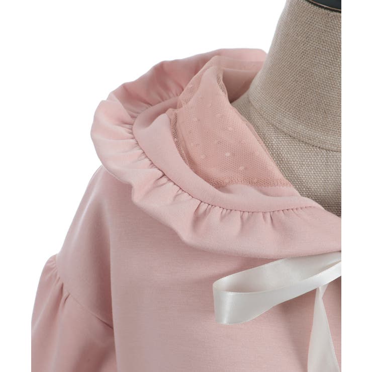 リボン付きバルーンフーディー | axes femme | 詳細画像31 