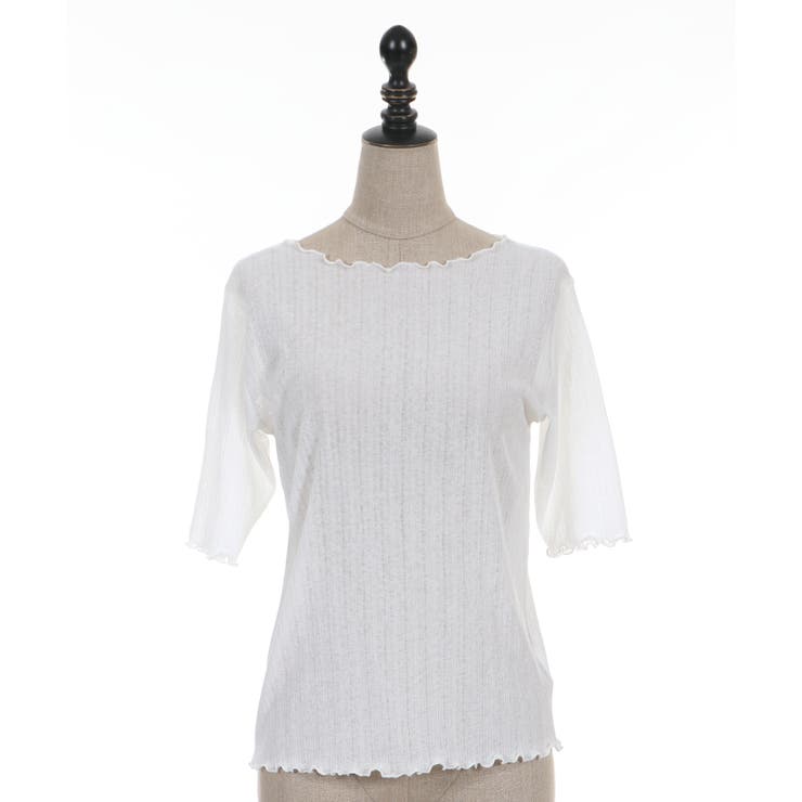 インナー付ドットチュールOP[品番：IGAW0000521]｜axes femme