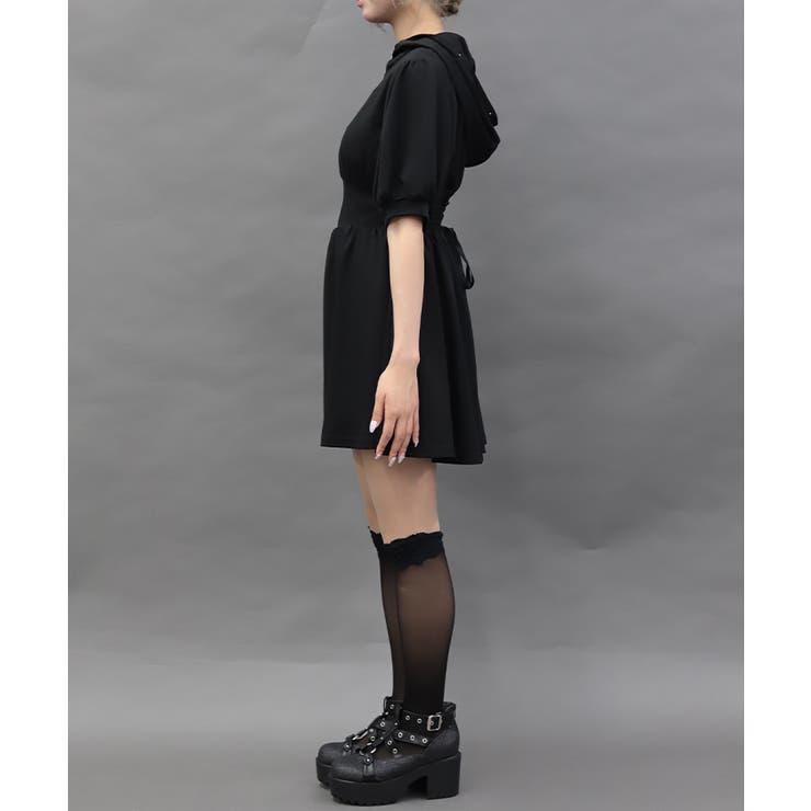 フーディーカットミニワンピース | axes femme | 詳細画像4 