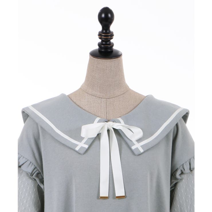 刺繍セーラーカットOP[品番：IGAW0001779]｜axes femme