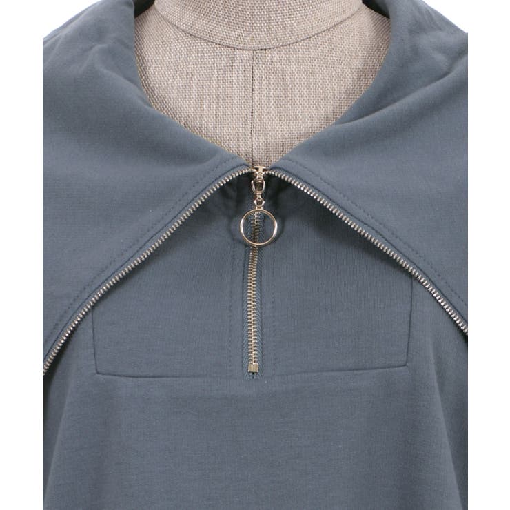 ハーフジップカットOP[品番：IGAW0001649]｜axes femme
