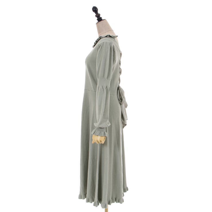 レースアップニットワンピース[品番：IGAW0002831]｜axes femme